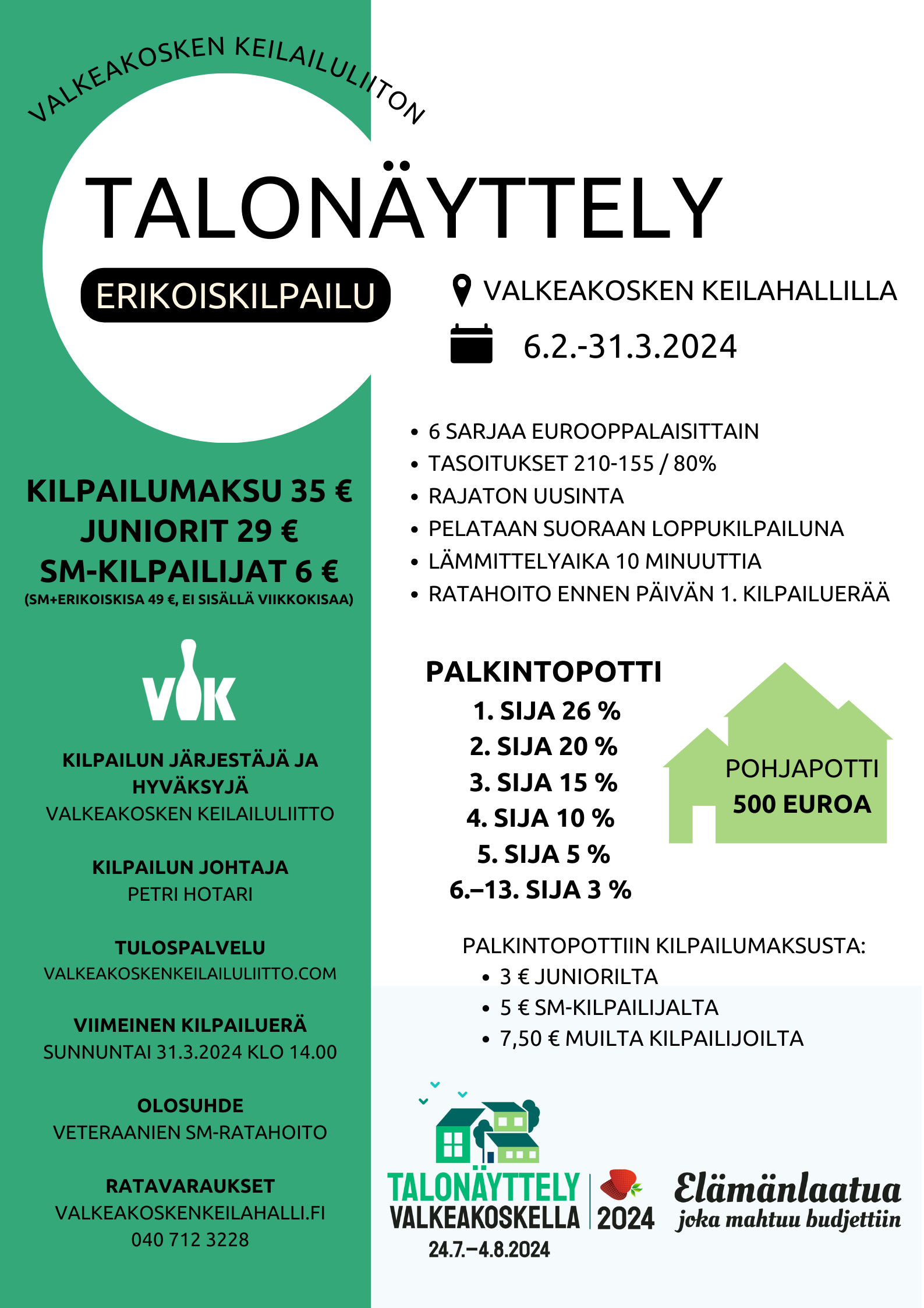 Talonäyttely -erikoiskilpailun mainos
